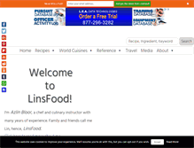 Tablet Screenshot of linsfood.com